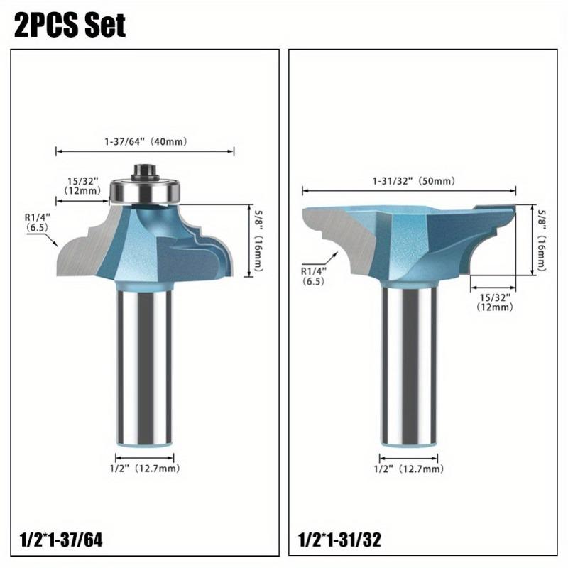 Tibetan Jump Table Female Knife Set Double R Line Knife Woodworking Milling Cutter Cabinet Door Jump Table Male and Female Tenon