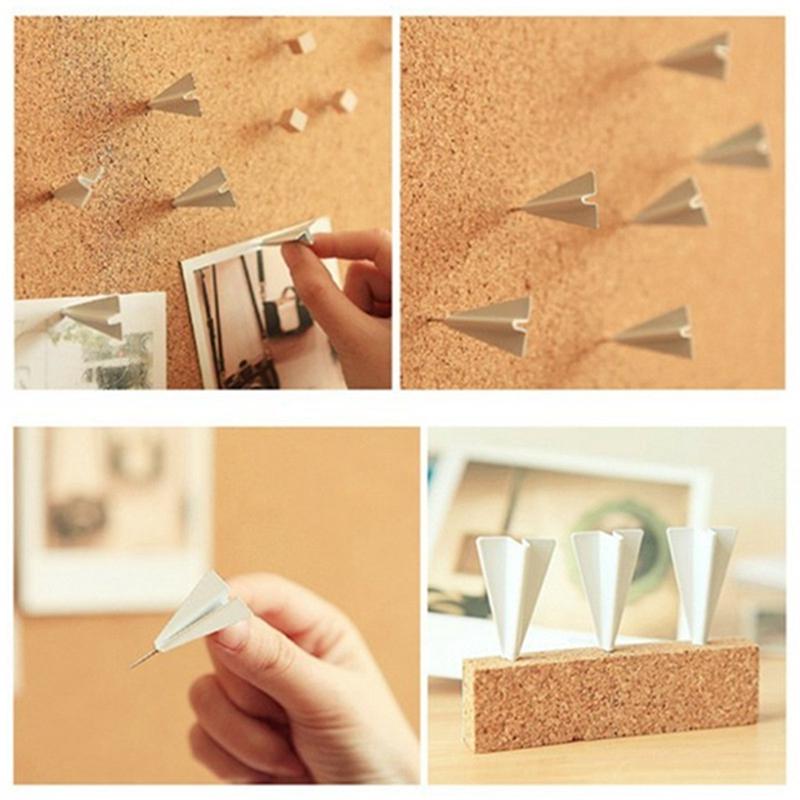 Buy Aircraft Shape Map Pins Cork Notice Board Drawing Pins Push Pin ...