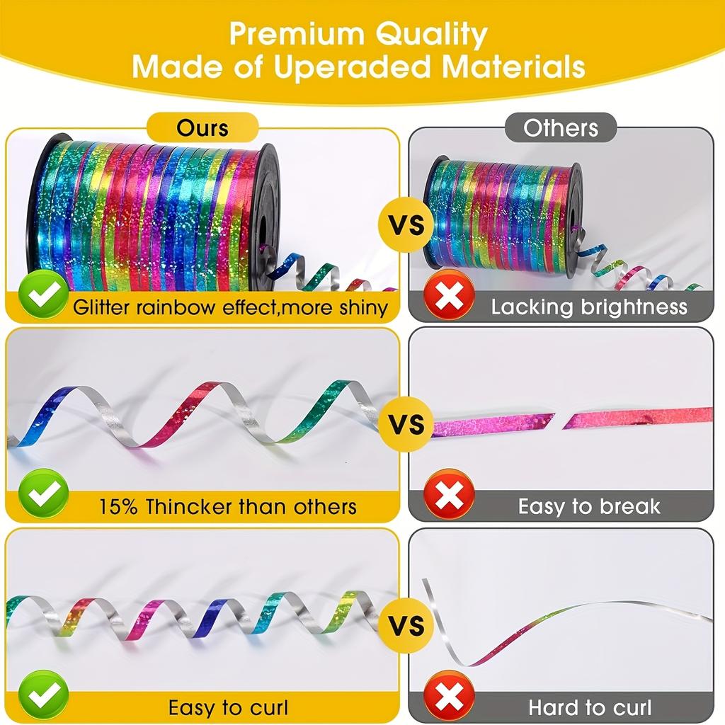 Be Used for Holiday Gift Wrapping,Decorating The Festive Atmosphere,Wedding,Birthday Parties, And Binding Bouquets And Balloons.