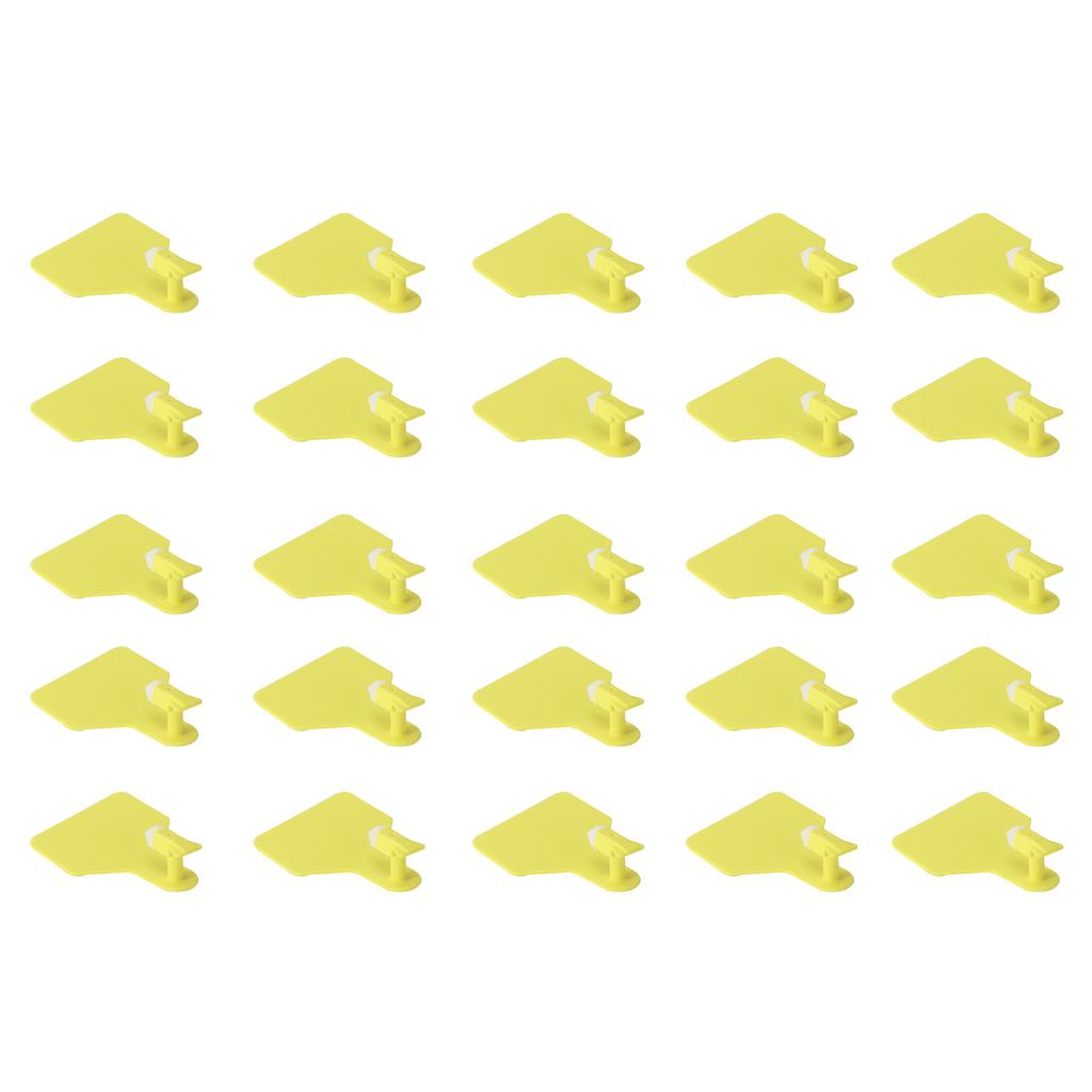 25 STÜCKE Vieh Kuh Rinder Blank OnePiece Ohrmarke Zeichen ohne Wort Bauernhof Tier Identifikation