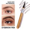 Ultra-Fine Waterproof Smudge-Proof Eyebrow Pencil - Quick-Drying, Four-Prong Liquid for Bold Brows