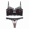 Cross-Border Lace Cotton U-Back Bra: Sexy, French-Inspired, Small Chest Enhancing Bra