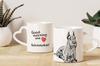 Schnauzer I - cup with a dog, adorable cup with a heart-shaped handle, universal gift from the Art-Dog brand