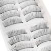 10 Pairs Black Cross Thick Soft Long False Eyelashes Makeup Fake Eye Lashes