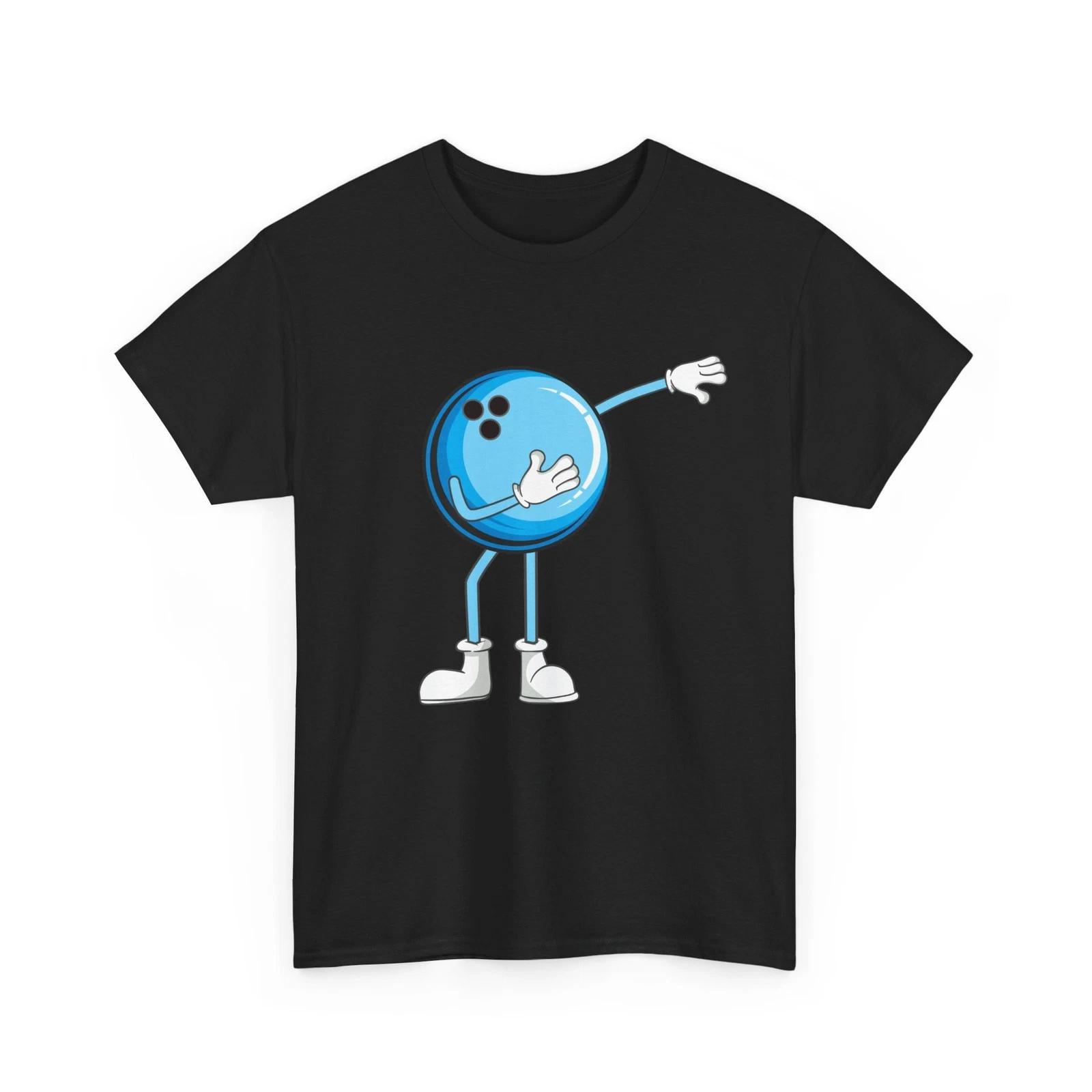 Bowling Shirt, Dabbing Bowling Ball Sports Lovers Bowler Funny Shirt 4XL