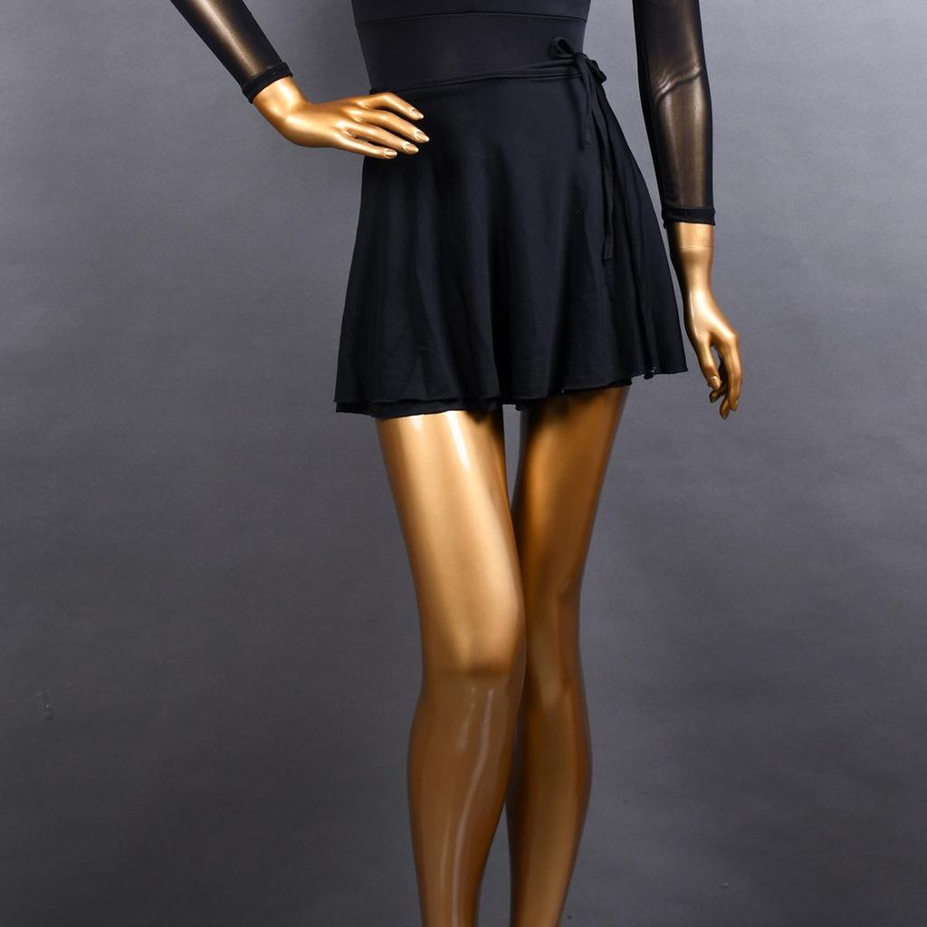New Style Plus Size Women's Kung Fu Apron: Tie-Back, Four Seasons, Latin Dance, One-Piece Short Skirt