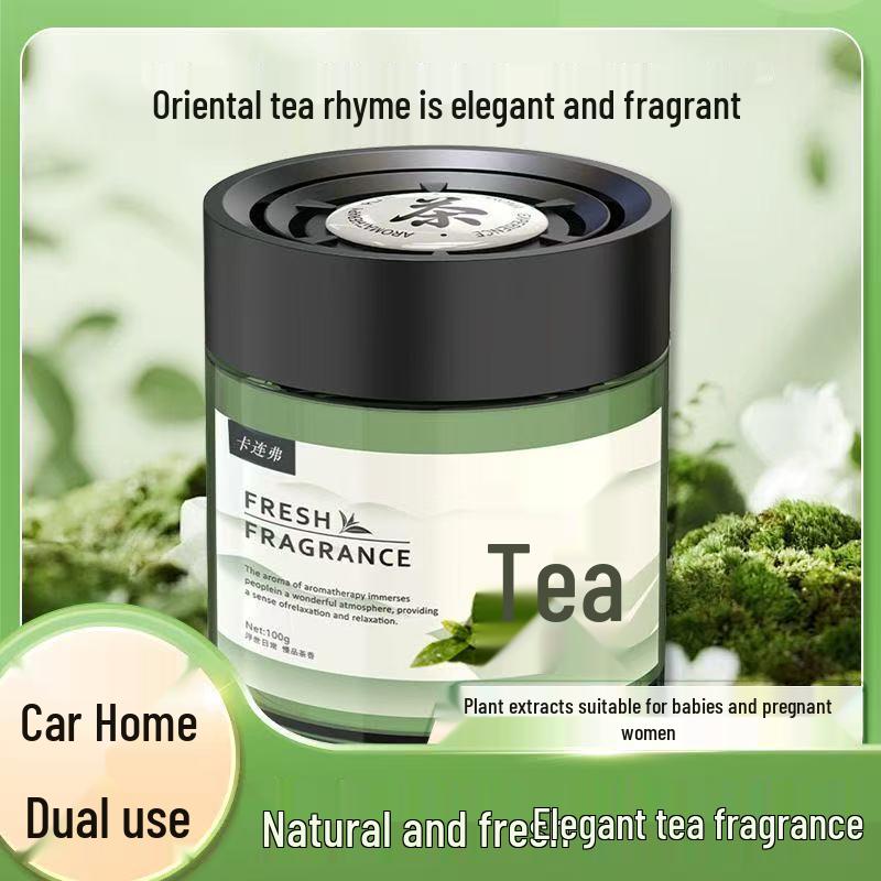 High-End Floral Car Air Freshener: Long-Lasting Solid Perfume for Car Interior