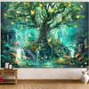 Life Tree Tapestry Retro Bohemian Mandala Tapestry Suitable For Bedroom Decoration With a Retro Style