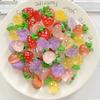 Colorful Strawberry Diy Accessories For Water Bottles And Phone Cases Wholesale Resin Embellishments