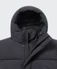 Musinsa Standard Daily Puffer Hooded Short Padded Jacket [Dark Gray]