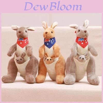 Kangaroo Mother Child Plush Toy With Soft Crystal Stuffing For Kids Gift Idea