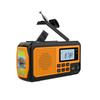 Solar-Powered Multi-Function Emergency Radio and Flashlight with Hand Crank and Power Bank