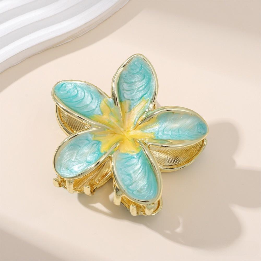 1/3Pcs Hair Accessories Hawaiian Flower Clips Alloy Lily Flower Hair Claws  Hairstyles