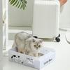 Large Foldable Litter Box for Cats Splash-proof High-Capacity Travel-Friendly Cat Toilet Sandbox Supplies
