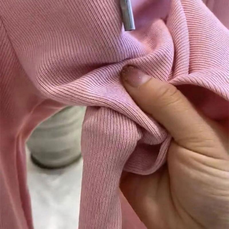 Early Autumn 2024 New Solid Color Hooded Long-sleeved Sweatshirt for Women, Lazy Style European Pink Casual Korean Top