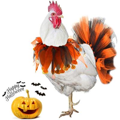 Kolorowy kołnierz na kurczaka kaczka gęś Boże Narodzenie Halloween Festiwal Pet Akcesoria dekoracyjne