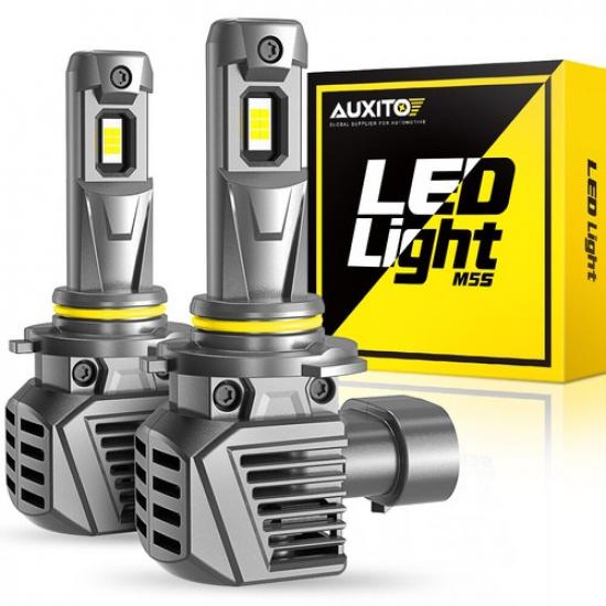 AUXITO 9005 LED Headlight Bulb Kit High/Low Beam White Super Bright 6500K CANBUS