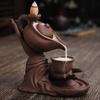 Buddha's Hand Backflow Incense-Burner Mesmerizing Backflow Smokings Effect for Yoga-Studio