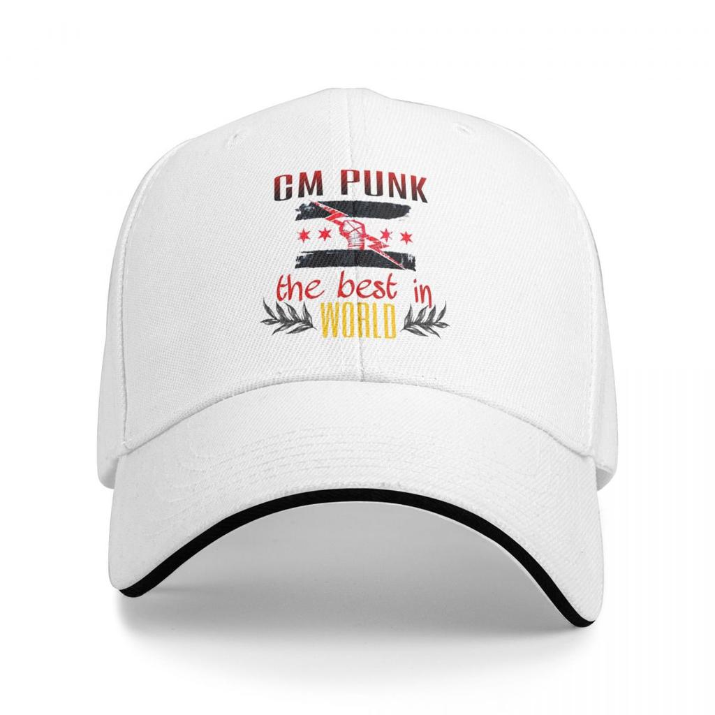 AEW CM Punk Pro Wrestling Baseball Caps Snapback Baseball Hats Breathable Casual Casquette Outdoor for Men And Women