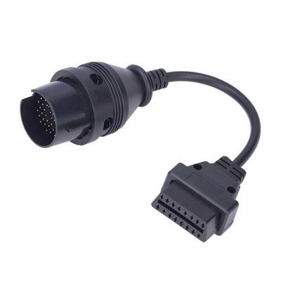 מתאם אבחון שחור עגול OBD2 38Pin כבל עבור