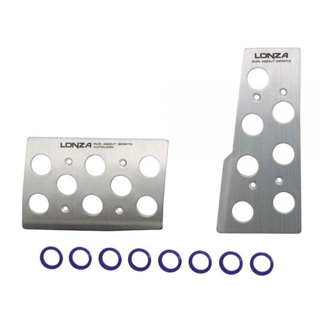 Napolex LONZA Aluminum Car Automatic Transmission Sport Pedal Car Pedals, Only, Set, Dimensions 71x110/139x56mm, Accessories, LZ-304