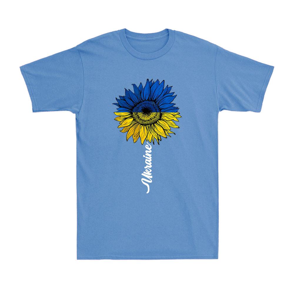 I Stand with Ukraine Patriotic Ukraine Flag Sunflower Vintage Men s T-Shirt S