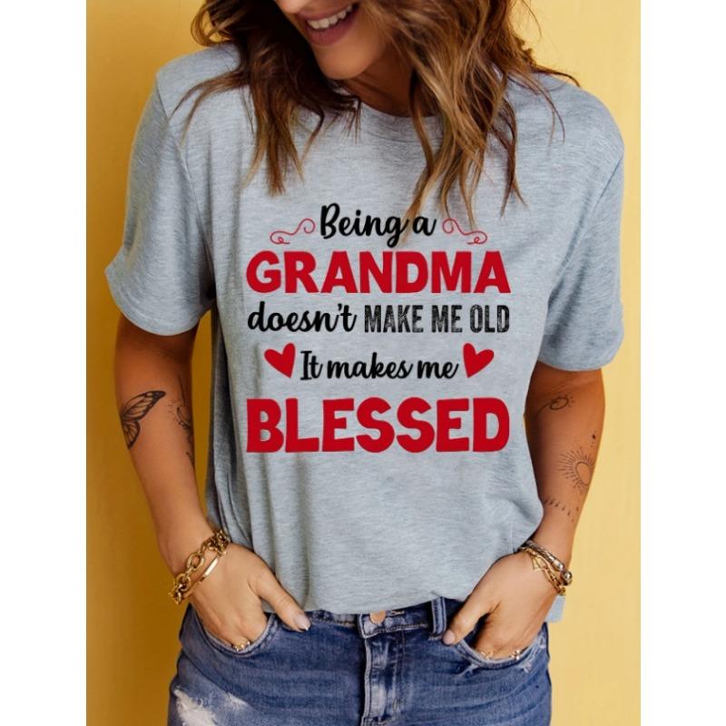 Summer Letter Love Printed Casual Short Sleeved Women's T-shirts