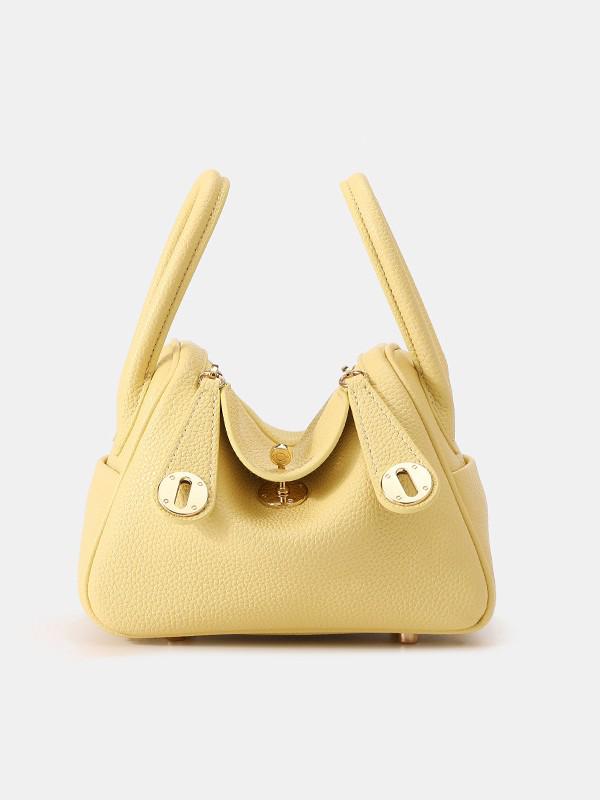 Klasická taška Lindy Zlatá/Stříbrná přezka Velká Crossbody taška přes rameno