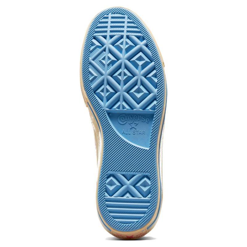 Converse Chuck 70 Plus Retro Egglet Vintage Low-Top Espadrilles Unisex Beige Blue