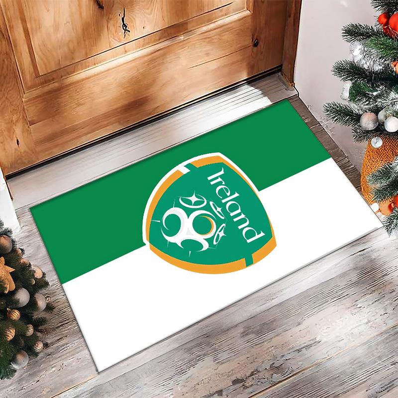 Ireland Rugby Crystal Velvet Carpet Soft Anti?Slip Floor Mat Comfortable Home Living Room Bedroom Decor Rug