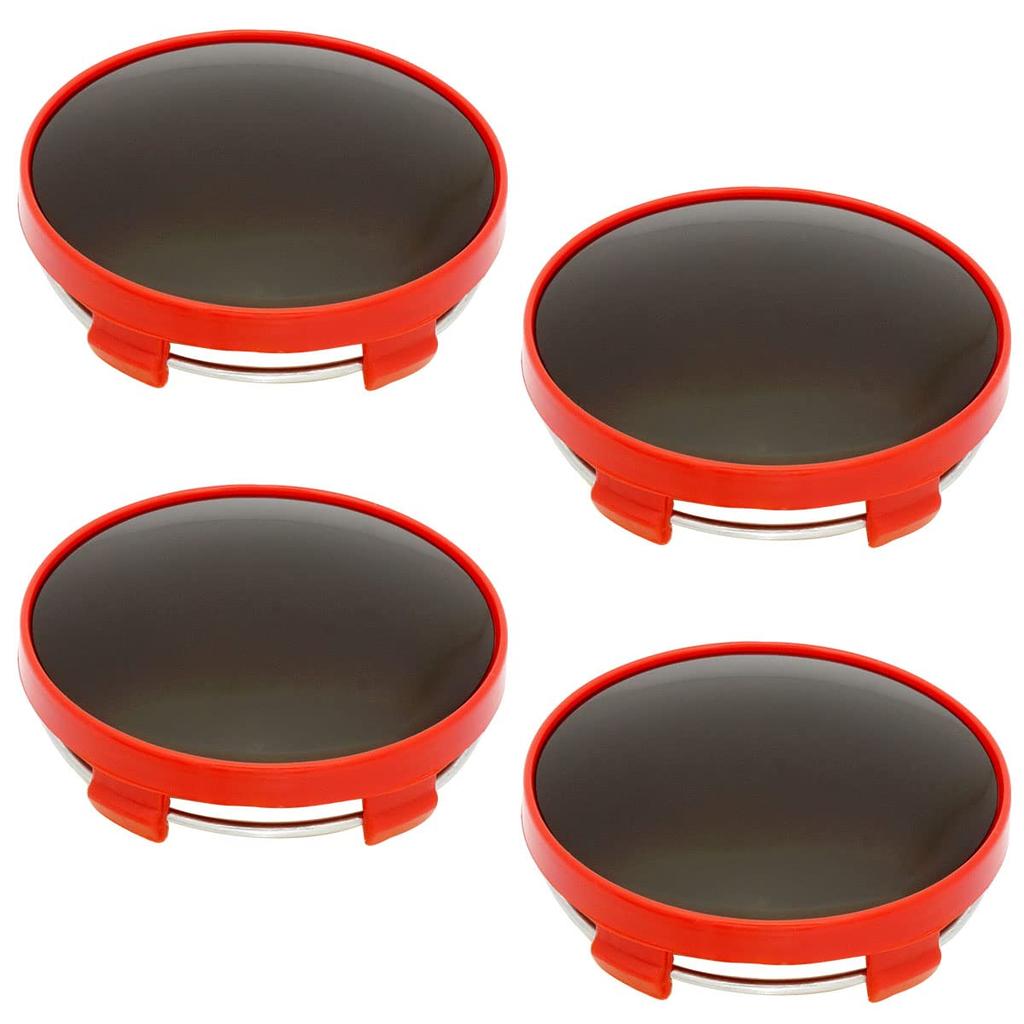 [NEGUES] Wheel Center Cap 60mm Bore Diameter 56mm 4 Pieces General Purpose 16 Colors Red/Black