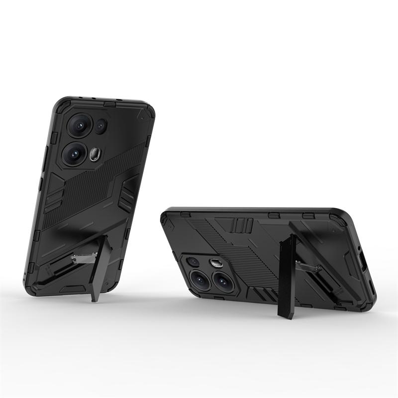 Phone Holder Case For Oppo Reno 13 Pro Case For Oppo Reno 13 Pro Funda Anti-knock Armor PC Back Cover For Oppo Reno 13 Pro Case