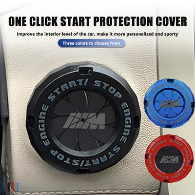 Car Ignition Switch Cover One-touch Start Button Protective Cap For BMW Performance M E87 E30 E46 E28 F35 G20 E93 F20 X3 X R7