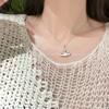 Offiziell echt Königinmutter Halskette Saturn Perlenbrosche verblasst nicht Sterlingsilber exquisite Sterne frisch und süß