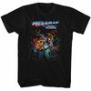Mega Man 80's Video Game Legacy Collection Collage Men's T Shirt Gamer Merch