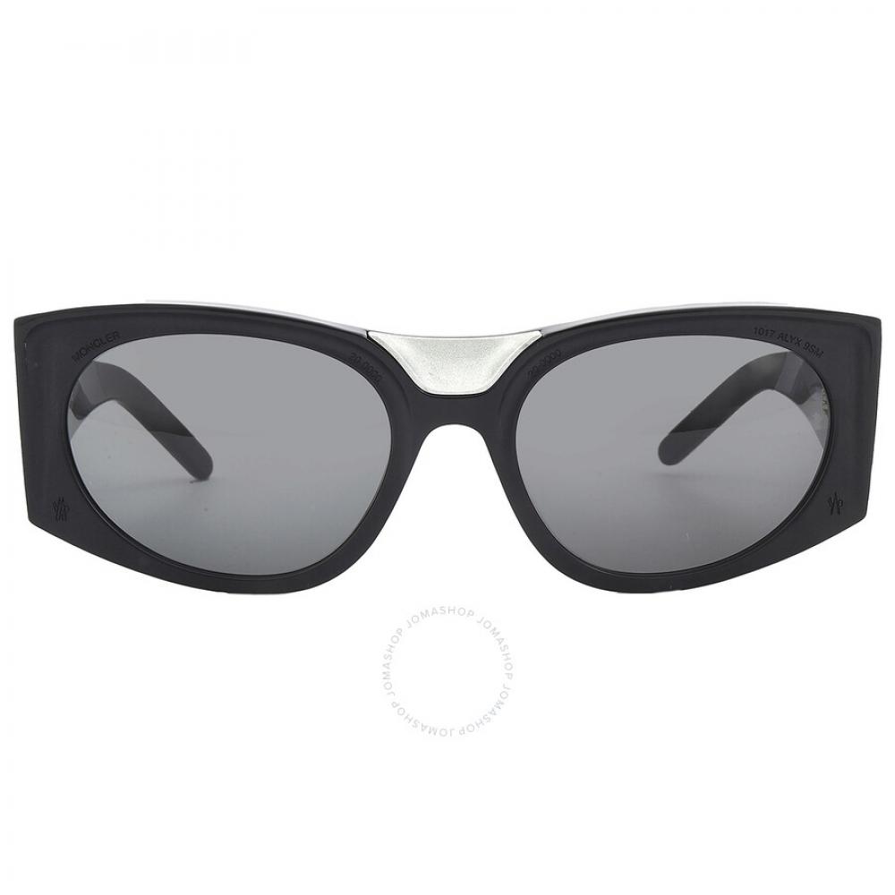 

Moncler Alyx Серые овальные солнцезащитные очки унисекс ML0188 P 01A 57