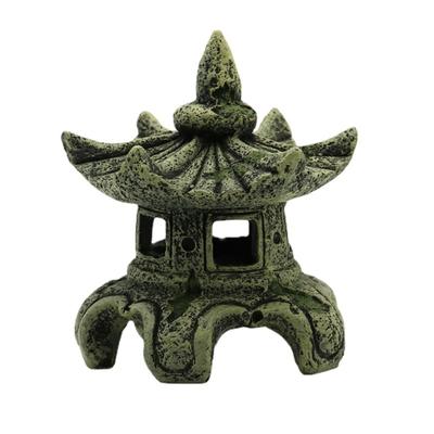 Dekorace do akvária Mikro Malý pavilon Zahrada Bonsai Malé ozdoby Antické