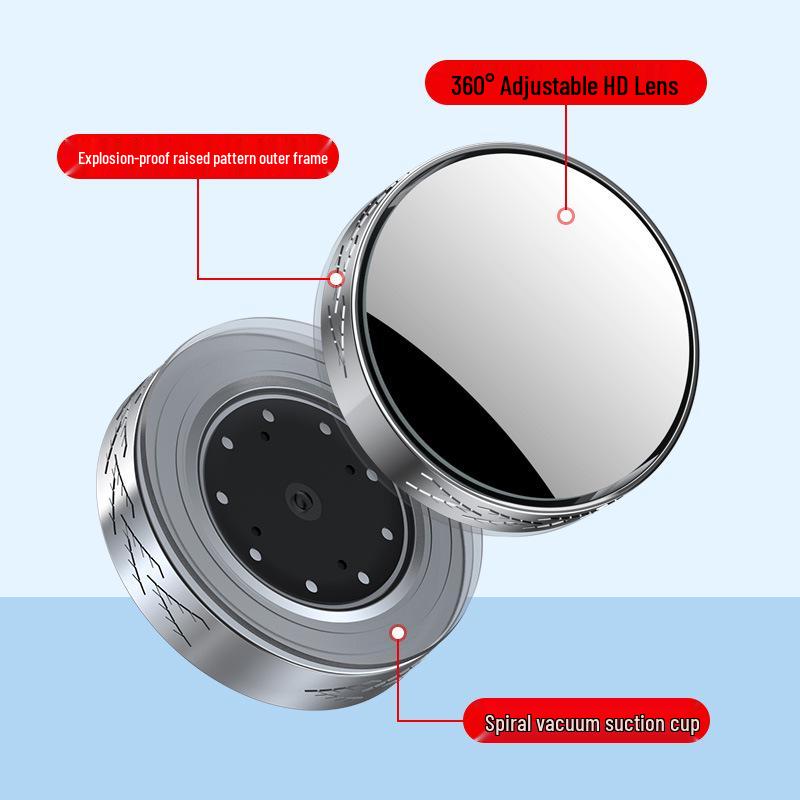 Adjustable 360° Blind Spot Mirror with Suction Cup for Cars