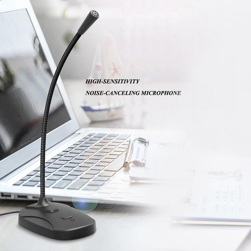 3.5Mm Jack Usb Computer Microphone Hi-Fi For High Fidelity Video Conference Speech Vlog Noise Cancelling Mic Professiona