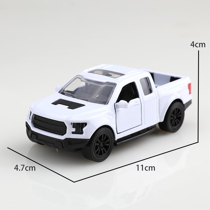 Bagged 1:38F150 pickup alloy pull-back off-road vehicle, imitation off-road vehicle children's alloy car, boy's toy car