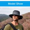 Sombrero de pesca con protección UV para hombres y mujeres, protección solar de verano al aire libre, sombrero de ala ancha impermeable
