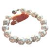 Vintage High-Gloss Cold White Artificial Crystal Pearl Bracelet Bracelet.