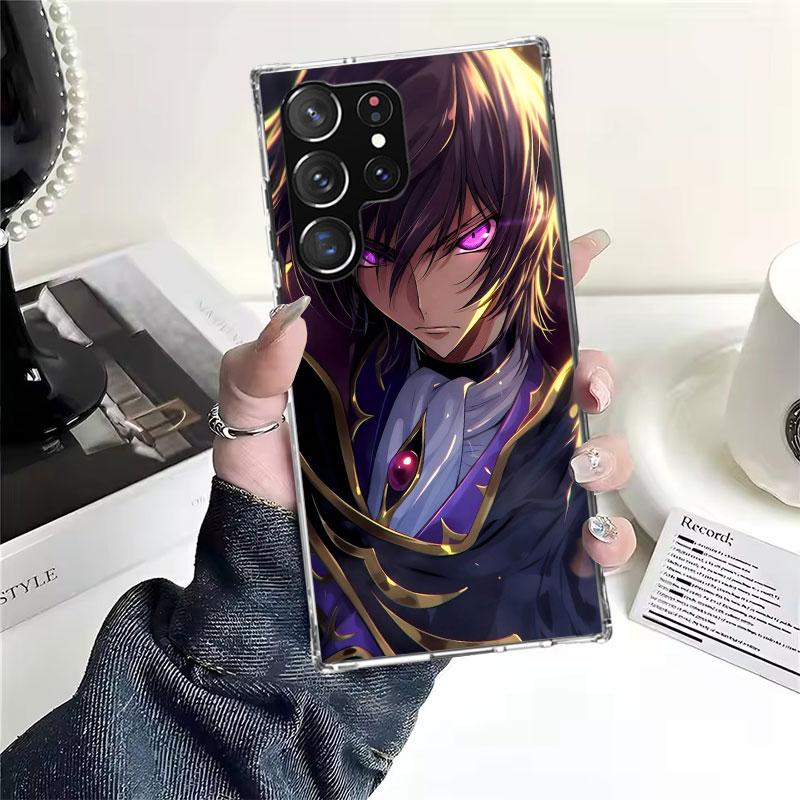 Code Geass Anime Soft Phone Case For Samsung Galaxy S22 S23 S24 S25 Edge S26 Ultra S20 FE S21 Plus + Fundas Coque Galaxy S20 S21