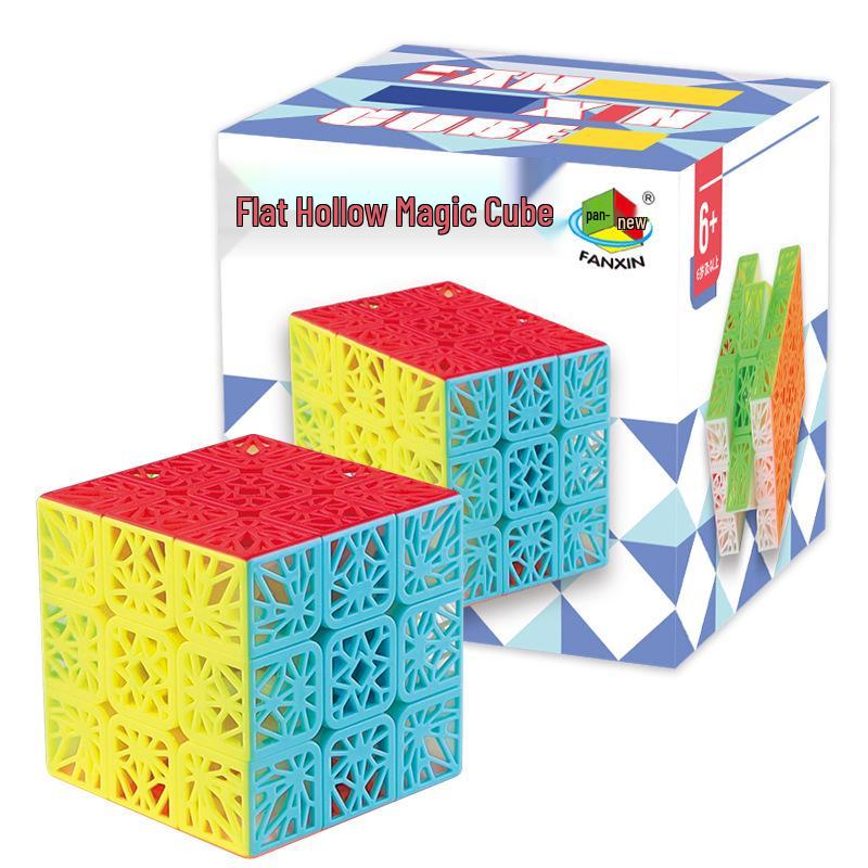 Solid Color Maple Leaf Magic Cube Pyramid Dinosaur Grid Dot Skewed Edge