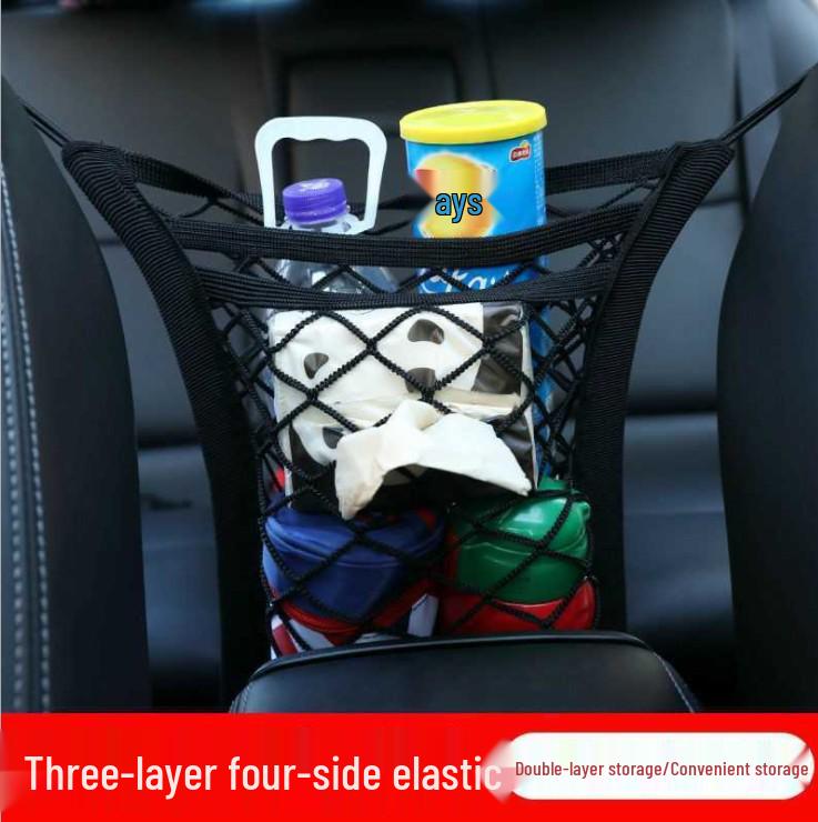 Car Seat Back Organizer and Storage Net