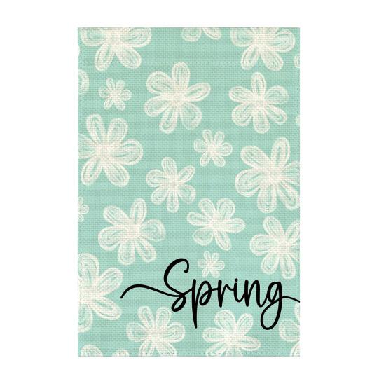 Spring Summer Floral Garden Flag 12x18 Inch Vertical Double Sided Colorful