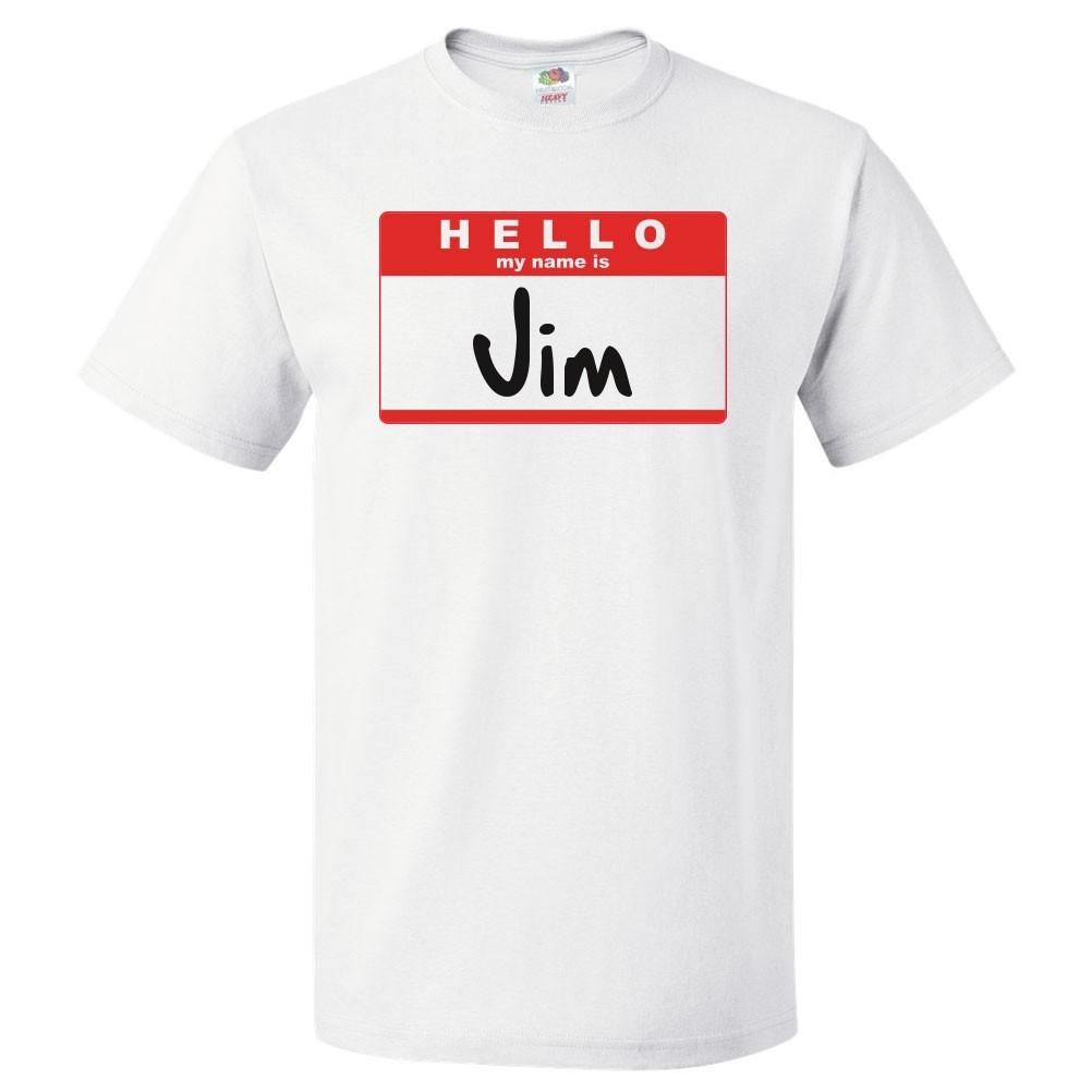 Camiseta Hello My Name Is JimSe abre en una nueva ventana o pestaña 4XL