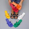 Damen Sommer 2025 Outdoor Flachsohlige Einriemen Strand Sandalen