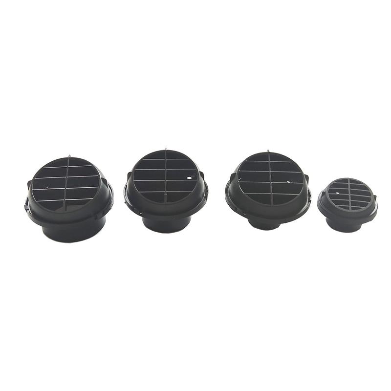 42mm/60mm/75mm Warm Heater Parking Heater Air Vent Car Heater Ducting Duct Air Outlet Black For Webasto Truck Auto Parts