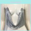 Metalen Pailletten Mouwloze Croptop Voor Nachtclub Mode Dames Zomer